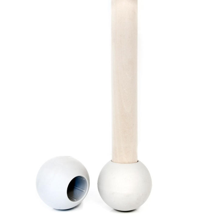 Möbelboll massiv gummi, ljudabsorbent