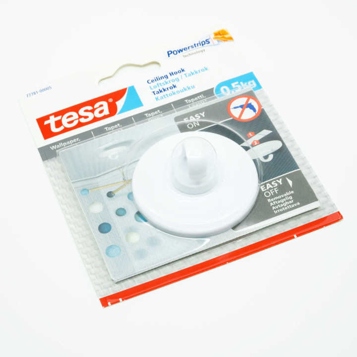 Självhäftande takkrok, lampkrok