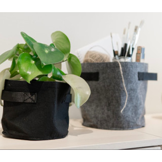 Storage bag in felt, Outdoor Textile Pot
