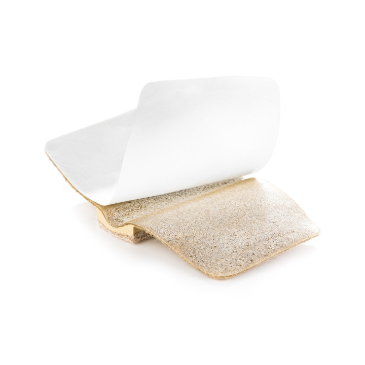 Chair Leg Caps in solid felt, lying furniture pads, Wrap Around