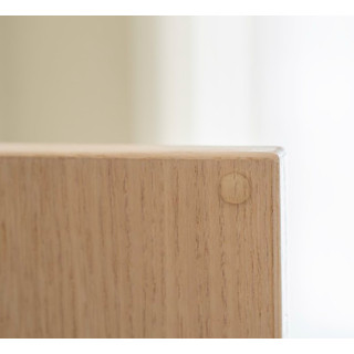 Självhäftande silikonknapp låg