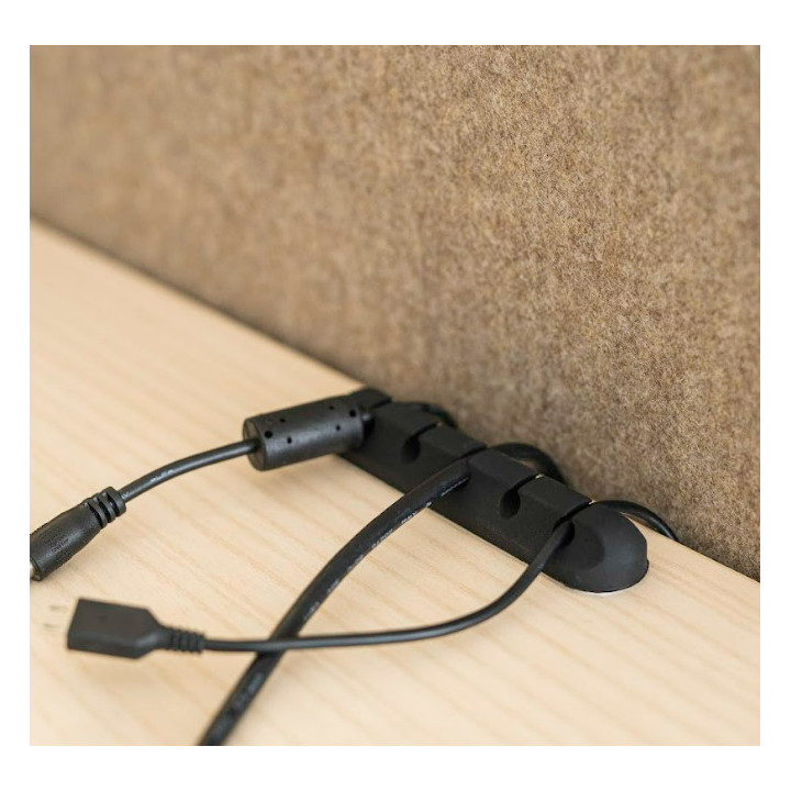 Kabelclips selbstklebend für den Schreibtisch