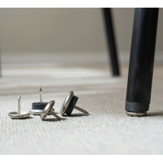 Metal Chair Glides for Furniture on Carpets 