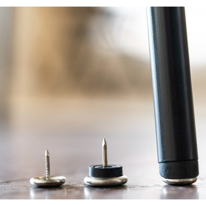 Metal Chair Glides for Furniture on Carpets 