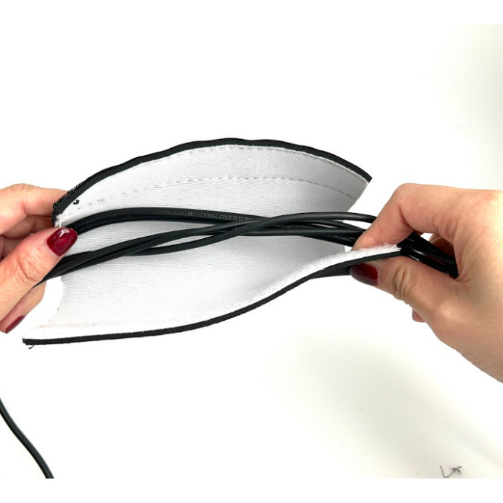 Kabelholdere, kabelstrømper i velcro