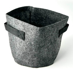 Storage bag in felt, Outdoor Textile Pot