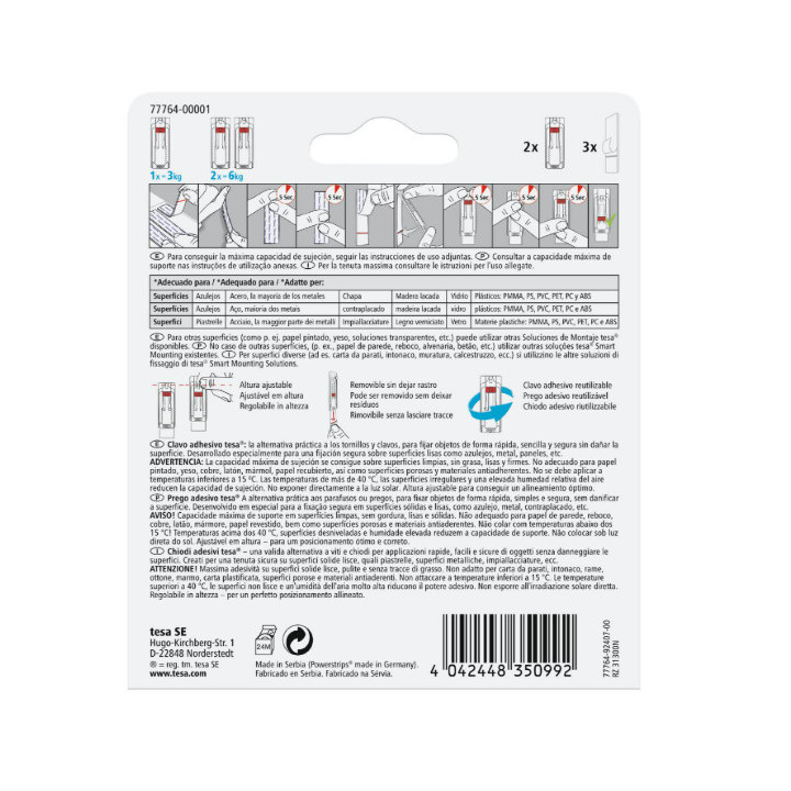 Adhesive Picture Hanger, Adhesive Nails