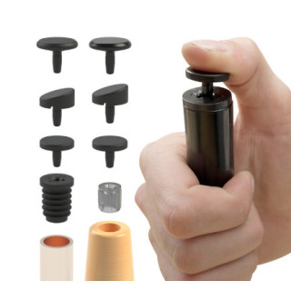 Utbytbar stolskydd, runt invändigt rörskydd