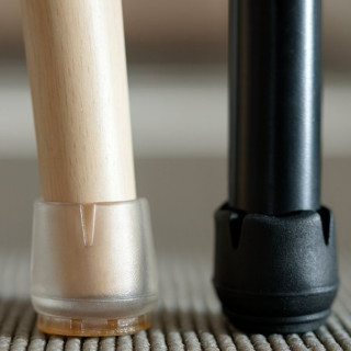 Chair Leg Caps, Silicon Furniture Pads with Felt