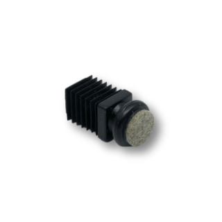 Nelikulmaiset tuolin korkit, joustavat, huopaa käyttäen