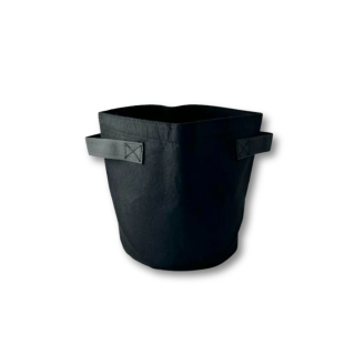 Storage textile bag in felt. Textile Pot for Outdoor use