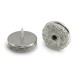 Felt Chair Pads, Metal Screw On, Round Shape