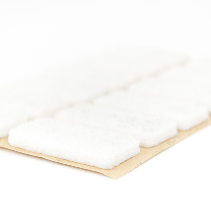 Felt Chair Pads, Self Adhesive Pads in Squared shape for all kind of Furniture