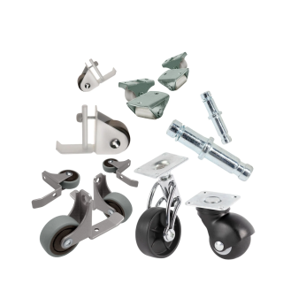 Funktionella möbelhjul