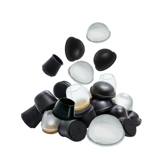 Furniture glides in silicone