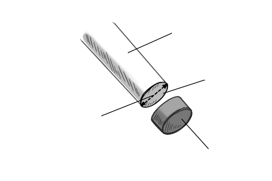 OUTSIDE PAD - MEASURING INSTRUCTION