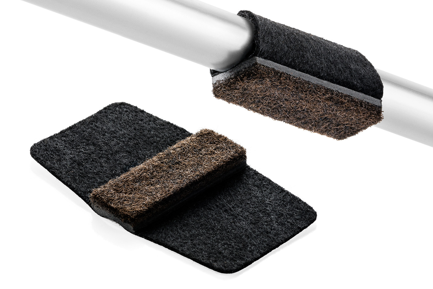 Chair Leg Caps in solid felt, lying furniture pads, Wrap Around