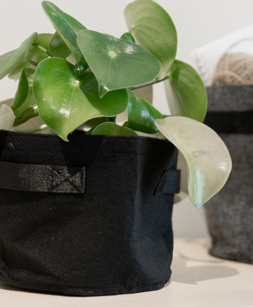 Storage bag in felt, Outdoor Textile Pot
